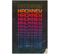 CX-Icons Hackney Retro Typography Poster | London | A3