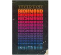 CX-Icons Richmond Retro Typography Poster | London | A3