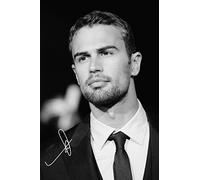 cx icons Theo James Signed Photo Print 1-12 X 8 INCHES (A4) - Multicolour Framed Photograph - Wall Art for Living Room