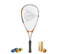CX Pro Sport Play Junior Squash Set - Includes 1 Dunlop Play Racket, 3 Play Balls & 2 CX Pro Sport Grips - Exclusive Bundle