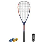 CX Pro Sport Tristorm Pro Squash Set - Includes 1 Dunlop Tristorm Pro Racket, 3 Competition Balls & 2 CX Pro Sport Grips - Exclusive Bundle