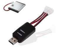 CX405 4CH USB Lipo Battery Charger, Micro Mini USB Battery Charger Supply Charging Cord for 1S 3.7V Lipo LiHV 3.8V Battery RC Helicopter