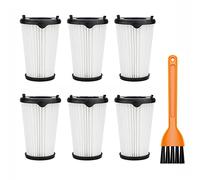 CX7 Filter for AEG, Pack of 6 Replacement Filters for AEG AEF150 CX7-2 Filter for Part Number AEF150, Vacuum Cleaner Filter Replacement Hepa Filter for AEG CX7 All CX7-2 Models with 1 Cleaning Brush