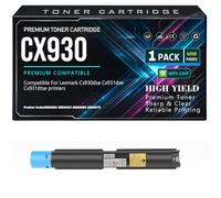 Cx930dse Cx931dse Toner Cartridges Compatible 85D0HK0 85D0HCO 85D0HMO 85D0HY0 Toner for Lexmark CX930 Cx930dse Cx931dse Cx931dtse Printers with chip High Yield Work
