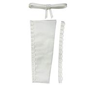 Cxapnstou Wedding Zipper Replacement Adjustable Fit Satin Corset Back Kit Lace up for Prom Dress, Ivory, 12