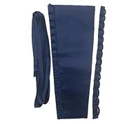 Cxapnstou Wedding Zipper Replacement Adjustable Fit Satin Corset Back Kit Lace up for Prom Dress, Navy Blue, 16