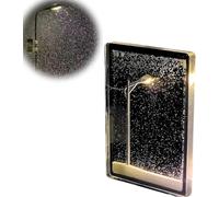 cxbyjyg Magic Snowy Landscape Night Lights Small Street Light Snowy Flowing Night DIY Christmas Lights Christmas Desktop Decor Handmade