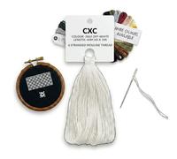 CXC 3865 Winter White Cross Stitch Embroidery 6-Strand Mouline Thread, Colour Matches DMC (3865 Winter White, 40 metres)