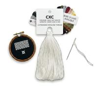 CXC 3865 Winter White Cross Stitch Embroidery 6-Strand Mouline Thread, Colour Matches DMC (3865 Winter White, 100 metres)