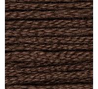 CXC Amo 1-35 Cross Stitch Thread, Colourfast Cotton Floss, Colour Matches DMC (08 - Dark Driftwood)