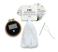 CXC B5200 Brilliant Snow White Cross Stitch Embroidery 6-Strand Mouline Thread, Colour Matches DMC (B5200 White, 100 metres)