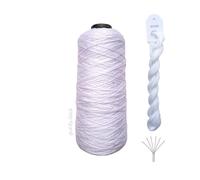 CXC B5200 Snow White Brilliant Cross Stitch Thread Cone, Colour Matches DMC, Embroidery Cotton Floss Cut by Metre (Full Cone Approx 800 metres)