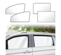CXCCOI Magnetic Car Window Shade - Full Blackout for UV Block & Privacy Protection - Universal SUV, Truck, Car Privacy Shades (A-Side Window/4pcs)