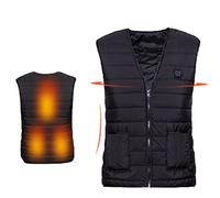 Cxcdxd Unisex Electirc Heating Vest Graphene Carbon Fiber USB Infrared Heated Jacket Winter Thermal Clothing Outdoor Camping Waistcoat