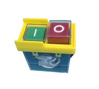 CXDFRSER KJD6 Electromagnetic Push Button Switch ON OFF Control Box Switch AC250V 6(4) A(1Piece)