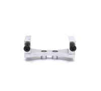 CXDOUDSW C14 C24 B14 B24 B16 B36 MN MN98 MN99S Servo Mount Holder Bracket Compatible with RC Car Front Axle Upgrade Parts Compatible With Various 1 10 Scale RC Models(Silver)