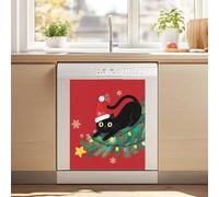 Cxdvotvy Cat Tree Print Dishwasher Magnet Cover Reusable Refrigerator Magnetic Stickers for The Front Dishwasher Magnets Decorative Cover 21.65 x 26 Inch