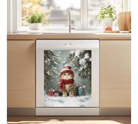 Cxdvotvy Cat Tree Printed Dishwasher Cover Decorative Magnet Kitchen Dishwasher Magnetic Cover for The Front Refrigerator Door Magnet Fridge Panel Decal for Home Ktichen Decor, 21.65x26 in