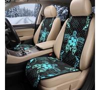 Cxdvotvy Sea Turtle Hibiscus Car Front Seat Covers 2 Pack Car Accessories