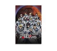 CXEEUDFFN Alien on Mars Anime TV Series Poster Poster Decorative Painting Canvas Wall Posters And Art Picture Print Modern Family Bedroom Decor Posters 12x18inch(30x45cm)