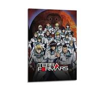 CXEEUDFFN Alien on Mars Anime TV Series Poster Poster Decorative Painting Canvas Wall Posters And Art Picture Print Modern Family Bedroom Decor Posters 20x30inch(50x75cm)