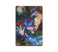 CXEEUDFFN Comic Ao No Exorcist PosterWall Decor Art Metal Tin Poster Modern Bar Decorations30x20cm