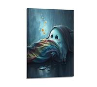 CXEEUDFFN Feeling Like A Storm - The Ghost of Sadness Waits Poster Poster Decorative Painting Canvas Wall Posters And Art Picture Print Modern Family Bedroom Decor Posters 12x18inch(30x45cm)