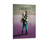 CXEEUDFFN Jacket from Hotline Miami Poster Poster Decorative Painting Canvas Wall Posters And Art Picture Print Modern Family Bedroom Decor Posters 08x12inch(20x30cm)