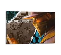 CXEEUDFFN Watch Dogs 2 Game Poster1 Poster Decorative Painting Canvas Wall Posters And Art Picture Print Modern Family Bedroom Decor Posters 08x12inch(20x30cm)
