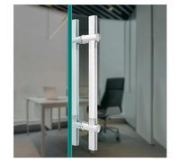 CXEGCCUF 31.5in Shower Glass Door Handle,Bathroom Shower Door Handle,304 Stainless Steel Sliding Glass Door Handle,Replacement Door Handle for Various Occasions(L50xhole Distance 30cm)