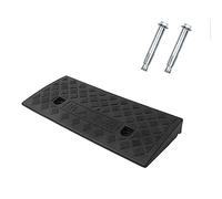 CXEGCCUF Portable Curb Ramps, Plastic Kerb Ramps, Lightweight Heavy Duty Threshold Ramp, For Loading Sidewalk Driveway Dock Car Scooter Bike Motorcycle (Color : Svart, Size : 50x22x5cm)