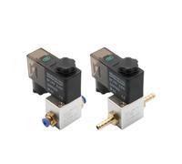 CXFCIHFT 1PCS 2V025-06/08 1/8/1/4" Solenoid Valve DC 12V 24V 110V 220V(2V025-08 w BT6-02,AC110)