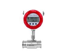CXFCIHFT Water Flow Meter Sensor Fluid Measurement Tri Clamp Flow Meter(DN32 SS304)