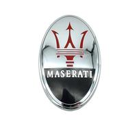 CXFFB Car Emblem Sticker for Maserati Trunk Letters Body Badge Sticker Side Door Side Window Decoration Emblem Accessories,Black