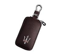 CXFFB Car Key Holder for Maserati Quattroporte Levante Ghibli GT Hybrid Modena S GTS Trofeo Car Key Box Car Key Cover Bag Fob Accessories,C