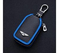 CXFFB Leather Car Key Case for Bentley Continental GT Flying Spur Bentayga Mulsanne Arnage Car Key Cover Car Key Bag Badge Decorative Accessories,C