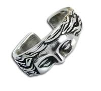 CXFUOPX Vintage Venus Half Face Ring For Women Men Adjustable Personalized Open Wrap Knuckle Finger Band Rings Thumb Fashion Unique Jewelry Gift