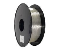 CXGBQSJ 1.75mm TPU 90A 3D Printing Filament Flexible Rubber-Like Line High Elastic Soft Thermoplastic for Smooth Printing Consistent Flow Wear Resistant,Fully transparent