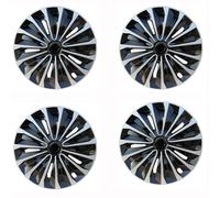CXGBQSJ 4PCS Hubcap Wheel Cover 14 Inch Universal Replacement Hub Caps Exterior Accessories Protection for Stylish Car Decor,E