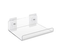 CXGBQSJ Acrylic Floating Shelves Clear Display Ledge Wall Mounted Organizer For Bathroom Books Living Room Decor Storage,B,10x20cm