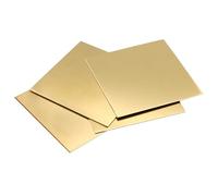 CXGBQSJ Brass Sheets Thickness 0.4mm 4Pcs Thin Metal Sheet Good Ductility for Models Crafts Repairs Electrical,40x40mm