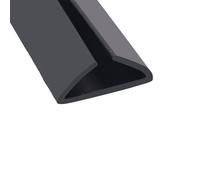 CXGBQSJ Flexible U Rubber Seal Strip Length 1m U Shaped Channel Weather Sealing Trim for Door Window Cabinet Glass Metal Sheet Draft Guard,17x28mm