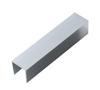 CXGBQSJ Heavy Duty Aluminum U Channel Profile, Strong Alloy Support for Construction Frames, Engineering Repairs and Custom Fabrication,Silver 1