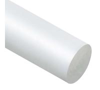 CXGBQSJ Nylon Round Rod PA6 Material, Impact Resistant Plastic Rod for Bearings, Bushings, and Mechanical Parts Fabrication Length 50cm,12mm/4pcs