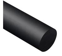 CXGBQSJ PA6 Nylon Rod 0.6" to 11.8" Diameter x 500mm Length, Solid Polyamide Round Bar, High Impact Resistant Plastic Rod for DIY, Lathe, Milling,60mm/2pcs