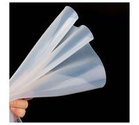 CXGBQSJ Silicone Rubber Sheet 200x200mm White Flexible Solid Rubber Sheet for Weather Stripping Gasket Seal, Thickness,3mm