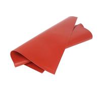 CXGBQSJ Silicone Rubber Sheet Red 1000x500mm Rubber Gasket for Gaskets Seals Crafts Supports Leveling, Thickness,2mm