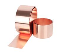 CXGBQSJ T2 Copper Strip Width 250mm Conductive Metal Foil Roll Red Copper Board for DIY Engineering Repairs Crafts Industrial Work,0.3x250mm