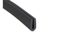 CXGBQSJ U Channel Rubber Sealing Strip Rounded Corners Weather Resistant Door Window Seal Trim for Glass Panel Gap Filling and Noise Reduction,9x5mm