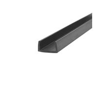 CXGBQSJ U Shaped Rubber Seal Strip Length 1m Flexible Edge for Door Window Cabinet Gap Filling Sound Insulation Weather Sealing Applications,15x25mm